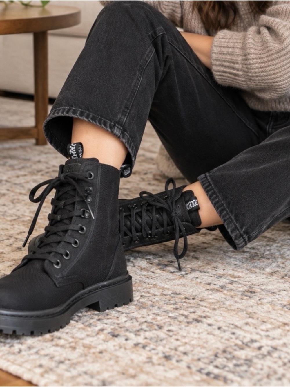 Dr. Martens Combs Tech Black Utility Combat Boots